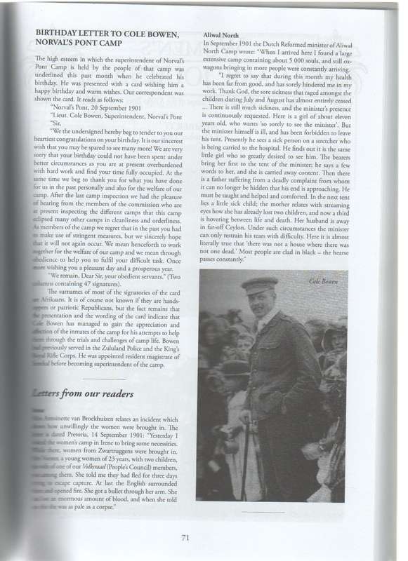 WOMEN'S CAMP JOURNAL, THE CONCENTRATION CAMPS OF TTHE ANGLO-BOER WAR - JACKIE & MARELIZE GROBLER
