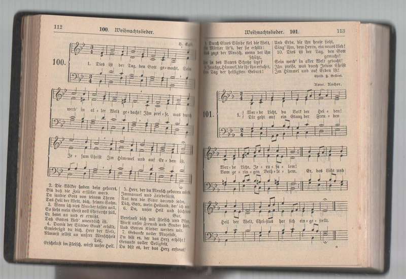 GOT MIT DIR , GESANBUCH EVANGELIFH REFORMIERTE KIRCHE 1923 (GERMAN ANTIGUE SONG BOOK)