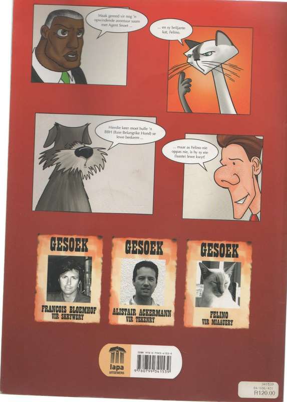AGENT SNOET EN DIE HONDELEWE - FRANCOIS BLOEMHOF & ALISTAIR ACKERMANN (2015)