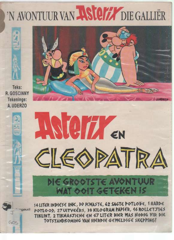 ASTERIX EN CLEOPATRA - GOSCINNY AND UDERZO (1 STE AFRIKAANSE UITGAWE 1997)