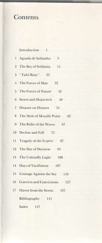 THE BAY OF STORMS, THE STORY OF THE DEVELOPMENT OF TABLE BAY 1503-1860 -JOSE BURMAN