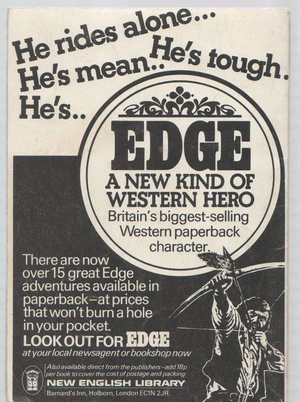 HOSTILE DISLIKE - WESTERN NO 19 (1976 CAFE BOOK)