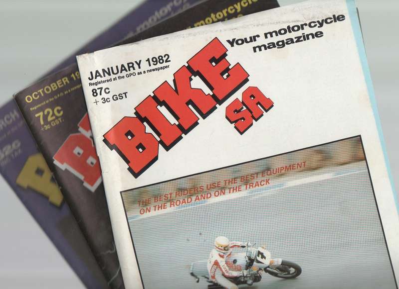 THREE BIKE SA MAGAZINES - 1980 T0 1982