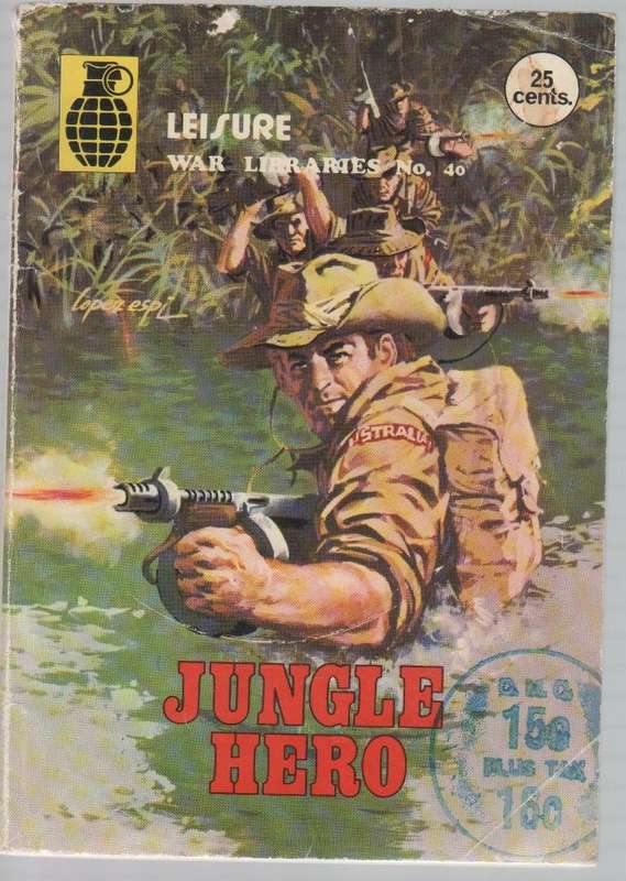 JUNGLE HERO - LEISURE WAR LIBRARIES NO 40 ( CAFE BOOK )