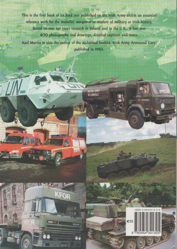 IRISH ARMY VEHICLES TRANSPORT & ARMOUR SINCE 1922