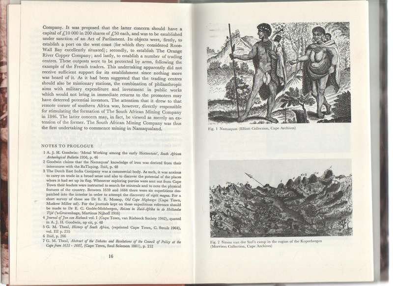 A HISTORY OF COPPER MINING IN NAMAQUALAND - JOHN M SMALBERGER (1975)