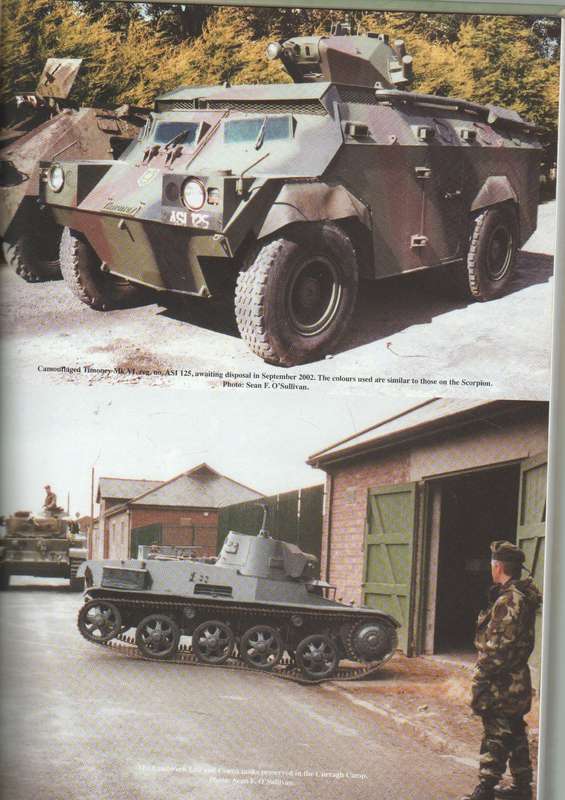 IRISH ARMY VEHICLES TRANSPORT & ARMOUR SINCE 1922