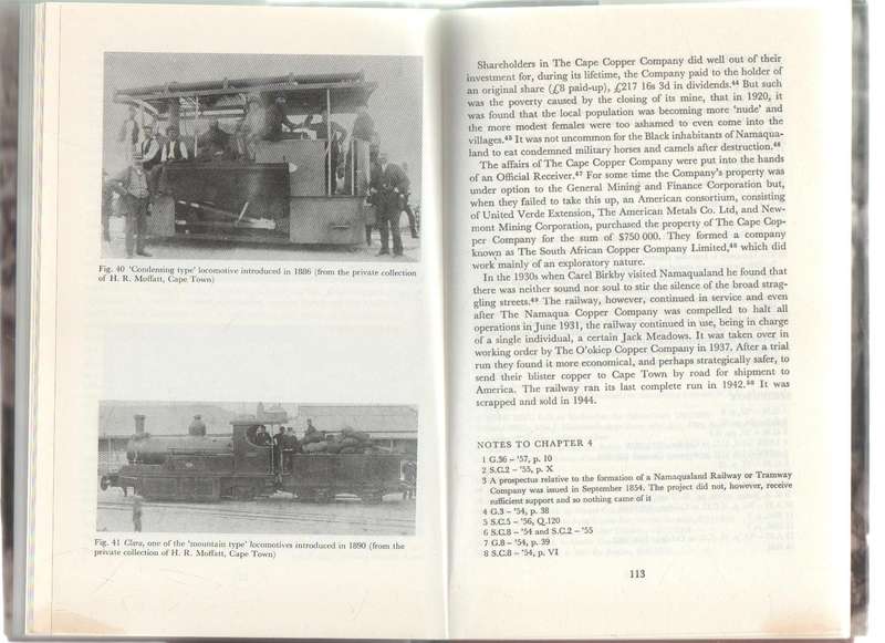 A HISTORY OF COPPER MINING IN NAMAQUALAND - JOHN M SMALBERGER (1975)