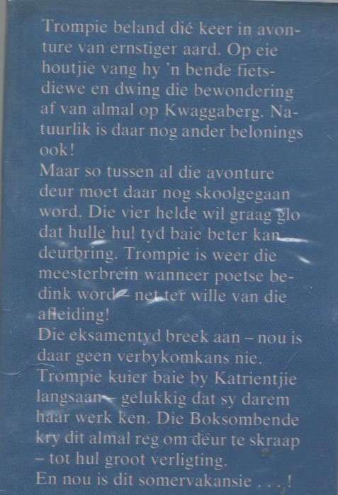 TROMPIE DIE SPEURDER  - TOPSY SMITH (2 DE UITGAWE 1977)
