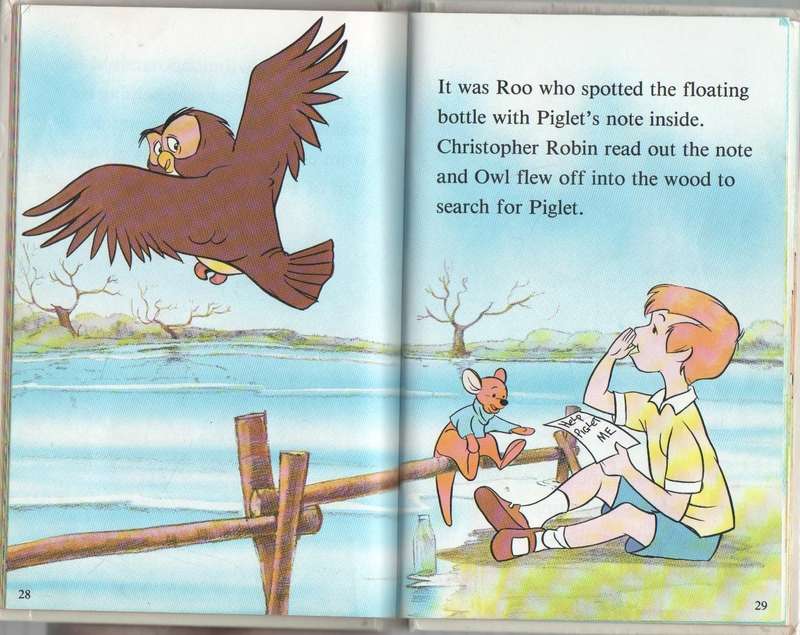 TWO LADYBIRD DISNEY BOOKS: WINNIE THE POOH AND THE BLUSTERY DAY & DUMBO