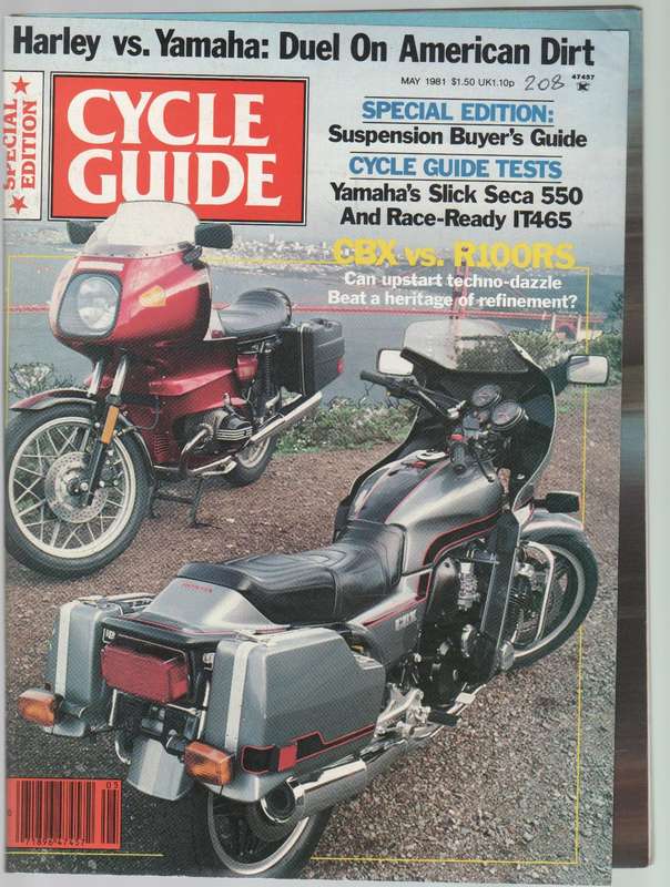 THREE CYCLE GUIDE MAGAZINES 1978 - 1981