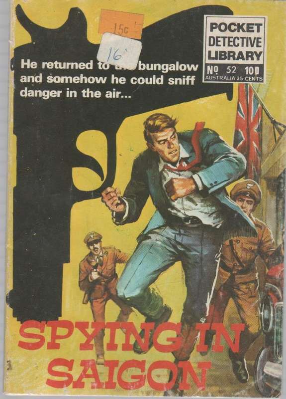 SPYING IN SAIGON - POCKET DETECTIVE LIBRARY NO 52 (CAFE BOOK)