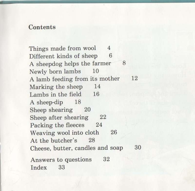 SHEEP ON THE FARM - CLIFF MOON (1 ST PUBLISHED 1983)