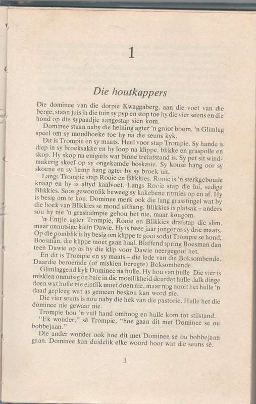 TROMPIE DIE RUGBYREUS - TOPSY SMITH (3 DE UITGAWE 1983 - TV REEKS)