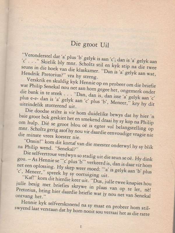 DIE UILE VAN KRANSKOP - COR DIRKS (2 DE UITGAWE 1981)