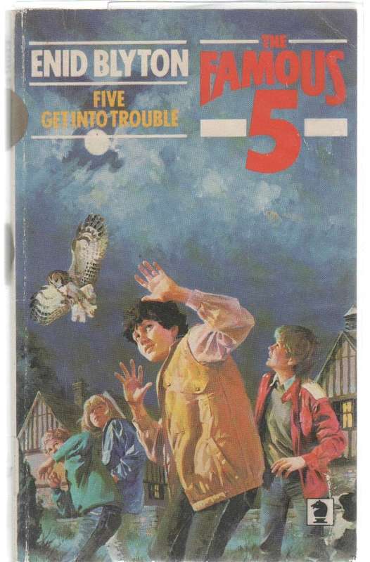 THE FAMOUS FIVE: FIVE GET INTO TROUBLE - ENID BLYTON (24 TH IMPRESSION 1983)