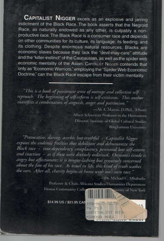 CAPITALIST NIGGER, THE ROAD TO SUCCESS - CHIKA ONYEANI (1990)