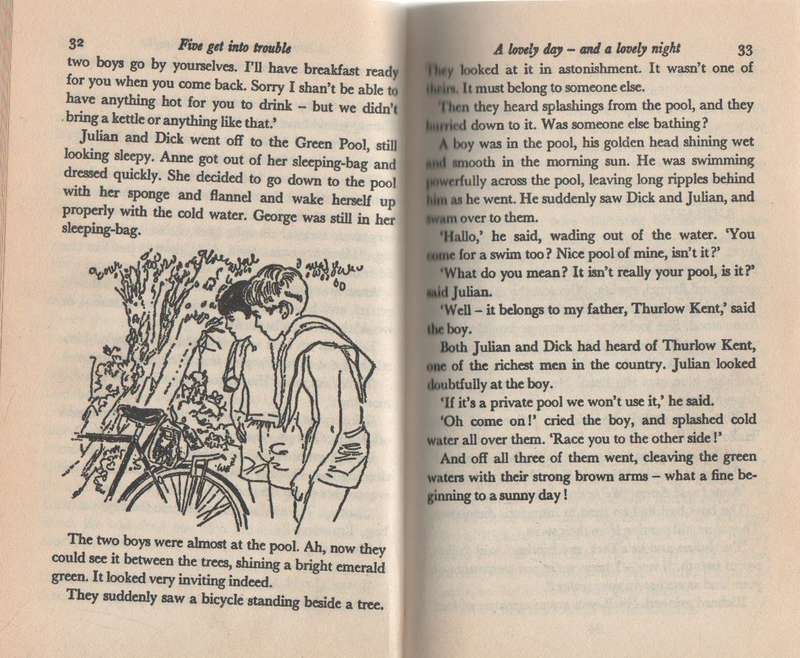 THE FAMOUS FIVE: FIVE GET INTO TROUBLE - ENID BLYTON (24 TH IMPRESSION 1983)