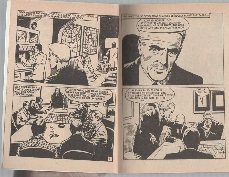 AGENTS ARE EXPENDABLE - THRILLER STORIES IN PICTURES NO 67 (SABRE LIBRARY - CAFE BOOK 1974)