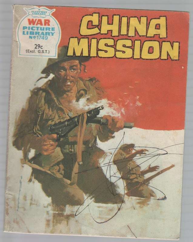 CHINA MISSION - WAR PICTURE LIBRARY NO 1749 (CAFE BOOK 1982)