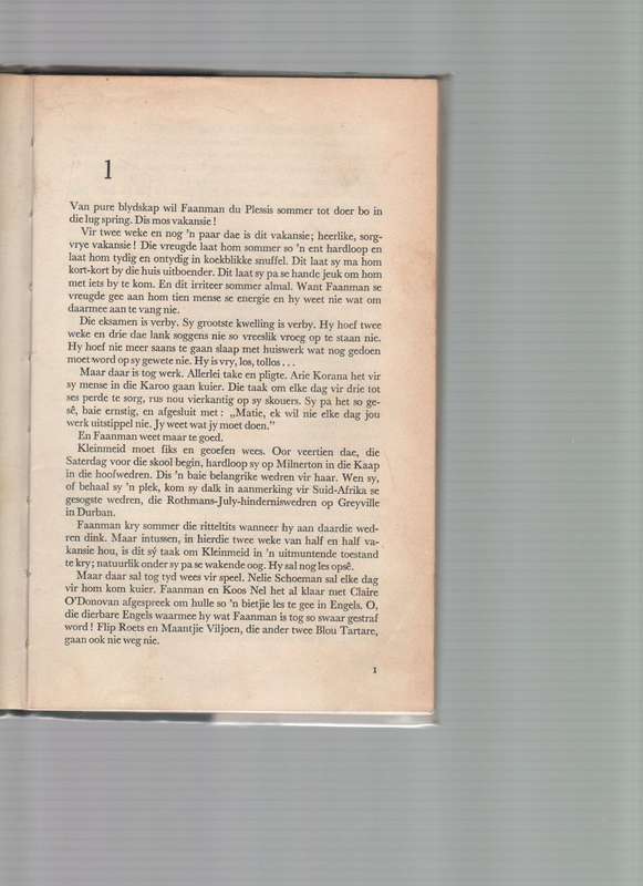 DIE BLOU TARTARE: FAANMAN SLAAGS MET TERRORISTE, NR 6 - H S VAN BLERK (1979)
