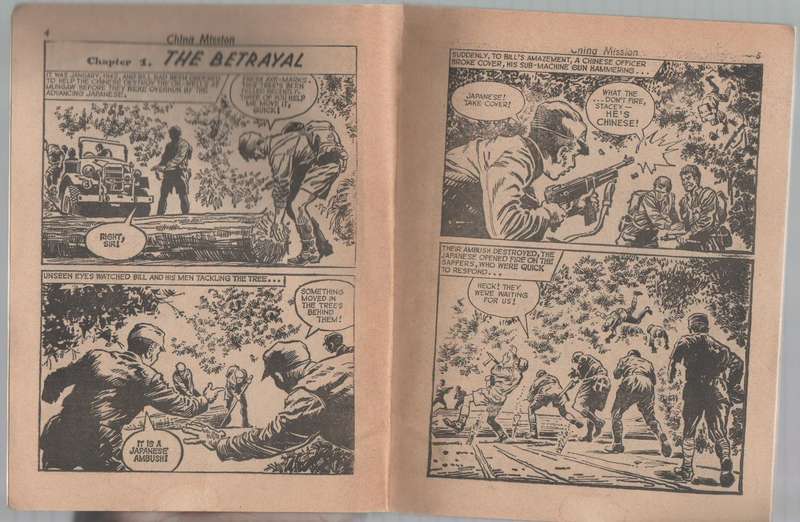 CHINA MISSION - WAR PICTURE LIBRARY NO 1749 (CAFE BOOK 1982)