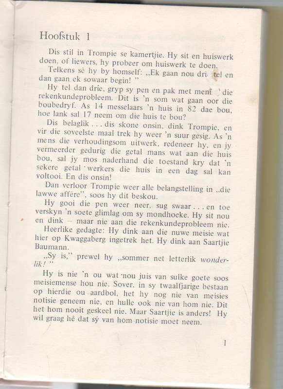 TROMPIE EN SAARTJIE NO 2, DIE GEHEIM VAN DIE HONDE - TOPSY SMITH (1971)