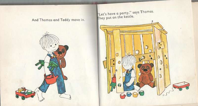 THOMAS BUILDS A HOUSE - GUNILLA WOLDE