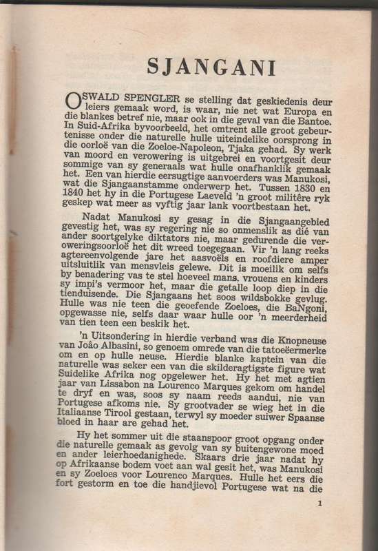SJANGANI - OSWALD PIROW (1950)
