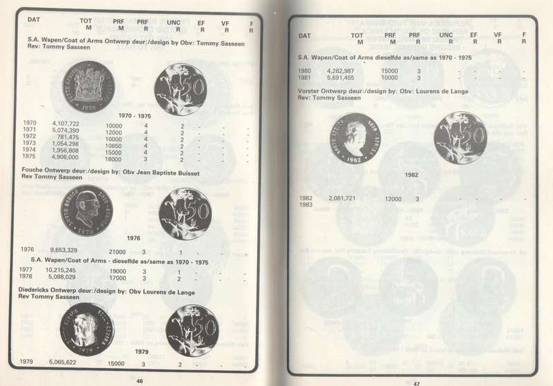 DIE SUID-AFRIKAANSE MUNT KATALOGUS/THE SOUTH AFRICAN COIN CATALOGUE (1984/4) THEO&CLIFF VAN RENSBURG