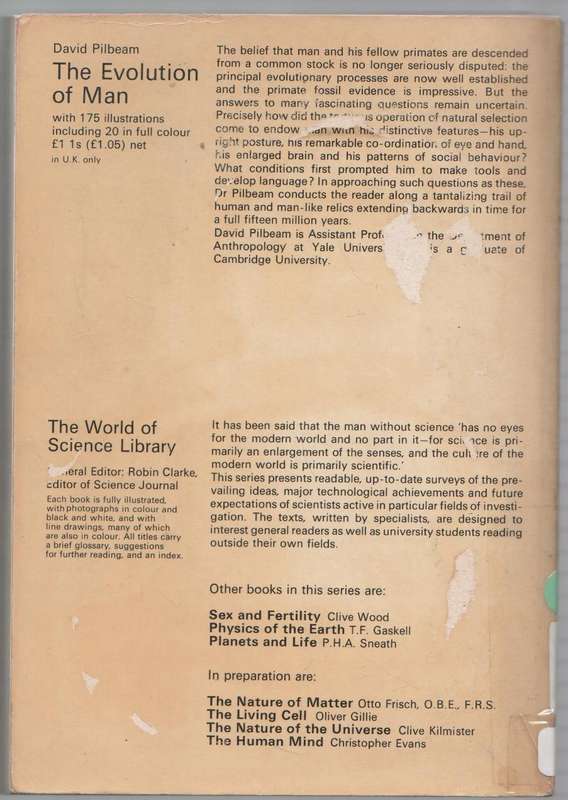 THE EVOLUTION OF MAN - DAVID PILBEAM (1970)