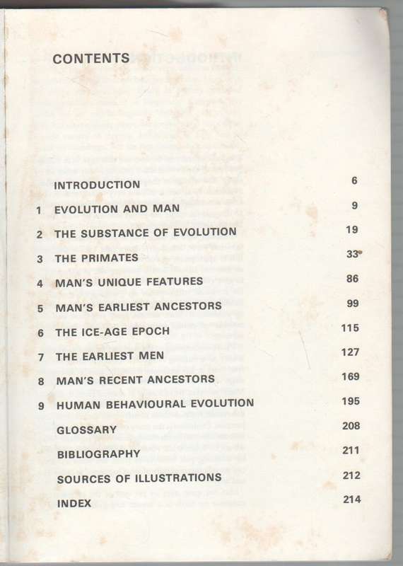 THE EVOLUTION OF MAN - DAVID PILBEAM (1970)