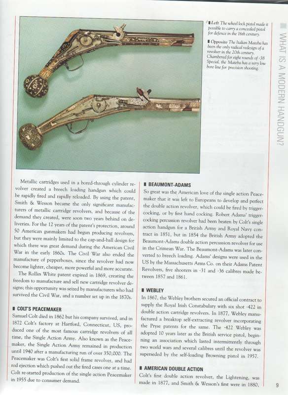 MODERN HANDGUNS, MILITARY AND CIVILIAN HANDGUNS - ROBERT ADAM (REPRINT 1991)