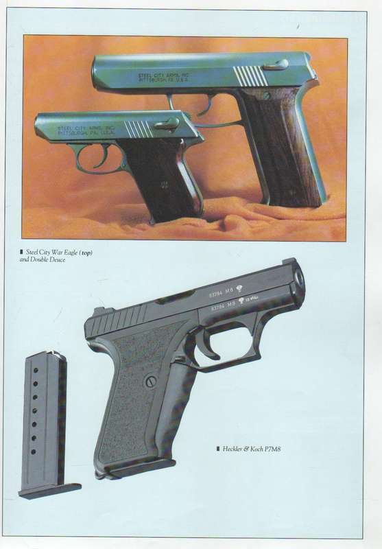 MODERN HANDGUNS, MILITARY AND CIVILIAN HANDGUNS - ROBERT ADAM (REPRINT 1991)