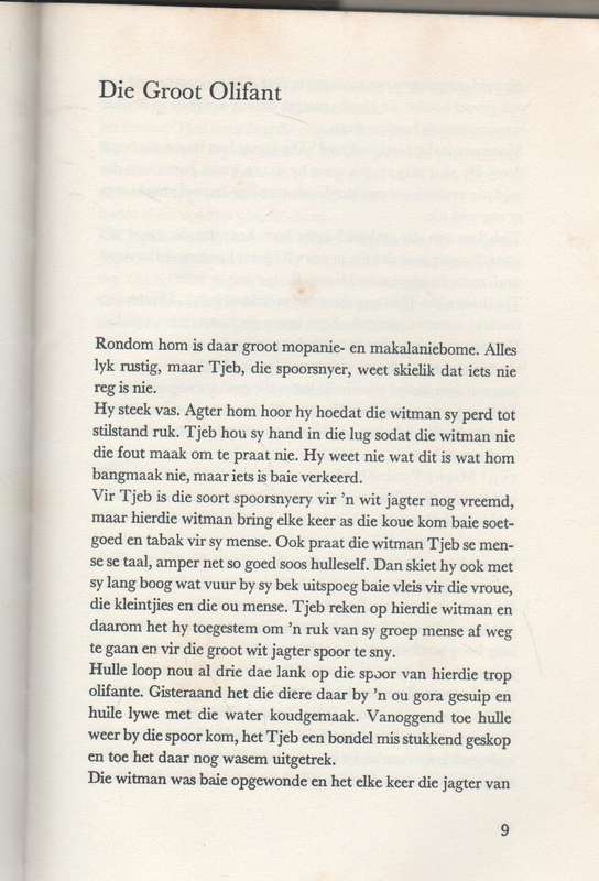 TJEB, SPOORSNYER - JAN J VAN DER POST (2 DE DRUK 1971)