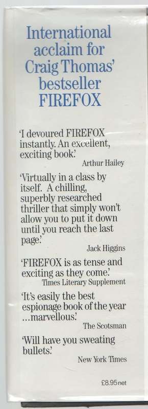 FIREFOX DOWN- CRAIG THOMAS (1983)
