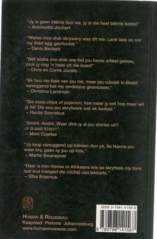 NOU JA TOE 1999 - 2000 - ANDRE LE ROUX (1 STE UITGAWE 2001)