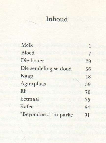 MELK - ELSA JOUBERT (1 STE UITGAWE 1980)