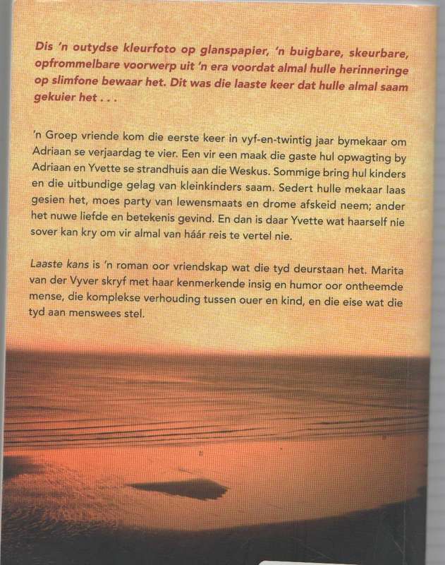 LAASTE KANS - MARITA VAN DER VYVER (1 STE UITGAWE 2023)