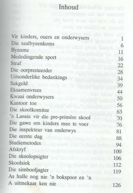 RONDOM DIE SKOOLKLOK - A A J VAN NIEKERK (1995)