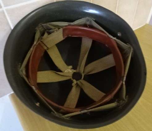 TYPICALLY SOUTH AFRICAN BORDER WAR INNER HELMET/MOSDOP