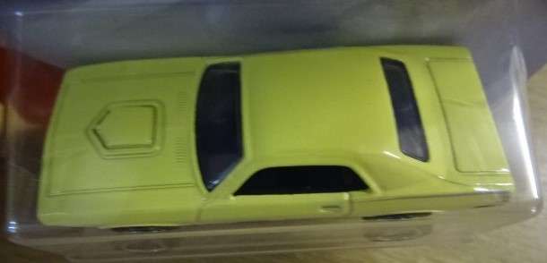 MATCHBOX 1970  YELLOW PLYMOUTH CUDA 56/100 MBX HIGWAY (CARDED)