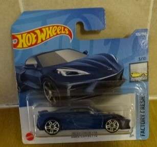 HOTWHEELS BLUE 2020 CORVETTE  (CARDED)