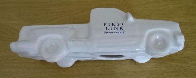 GLASS FIRST LINK INSURANCE BROKERS  CORPORATE VISIT CARD HOLDER (COLLECTABLE ITEM)