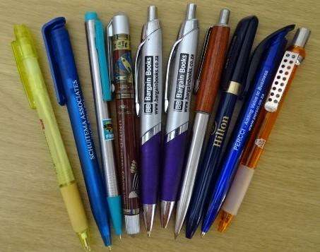 TEN CORPORATE PENS
