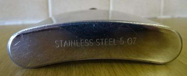 Stainless steel 5 oz Hip flask