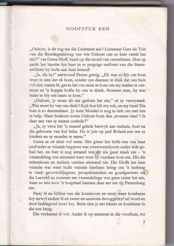 DIE EERSTE LUITENANT - DOROTHEA MOLLER-MALAN (1969)