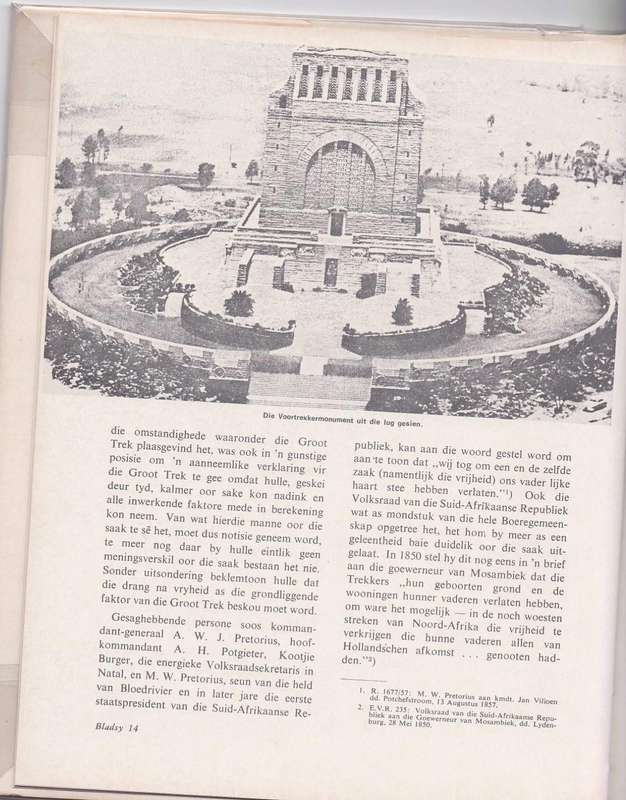 DIE VOORTREKKERMONUMENT PRETORIA (1972)