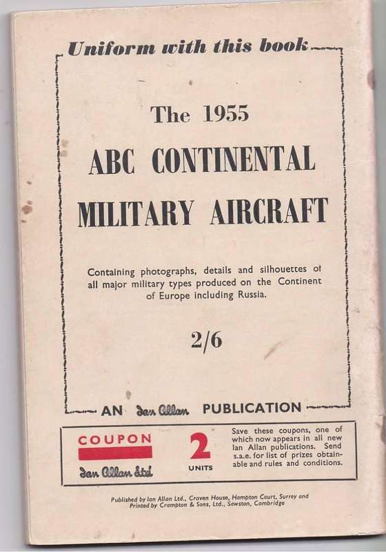 U S & CANADIAN MILITARY AIRCRAFT - JOHN W TAYLOR (1950'S)