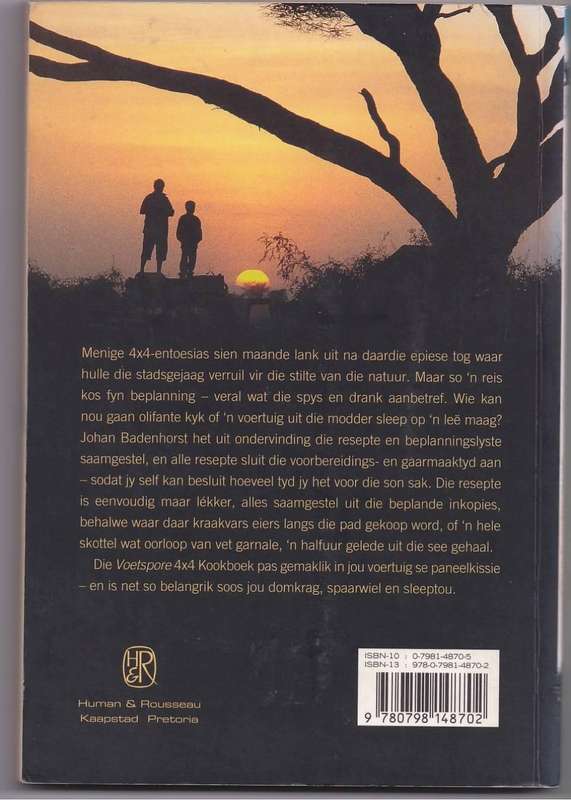 VOETSPORE KOOKBOEK - JOHAN BADENHORST (1 STE UITGAWE 2007)
